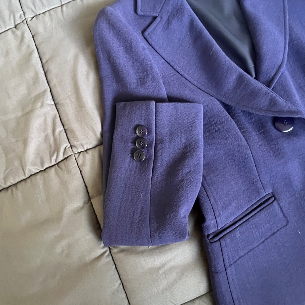 Armani Collezioni Dark Purple Women's Blazer - Picture 11 of 11